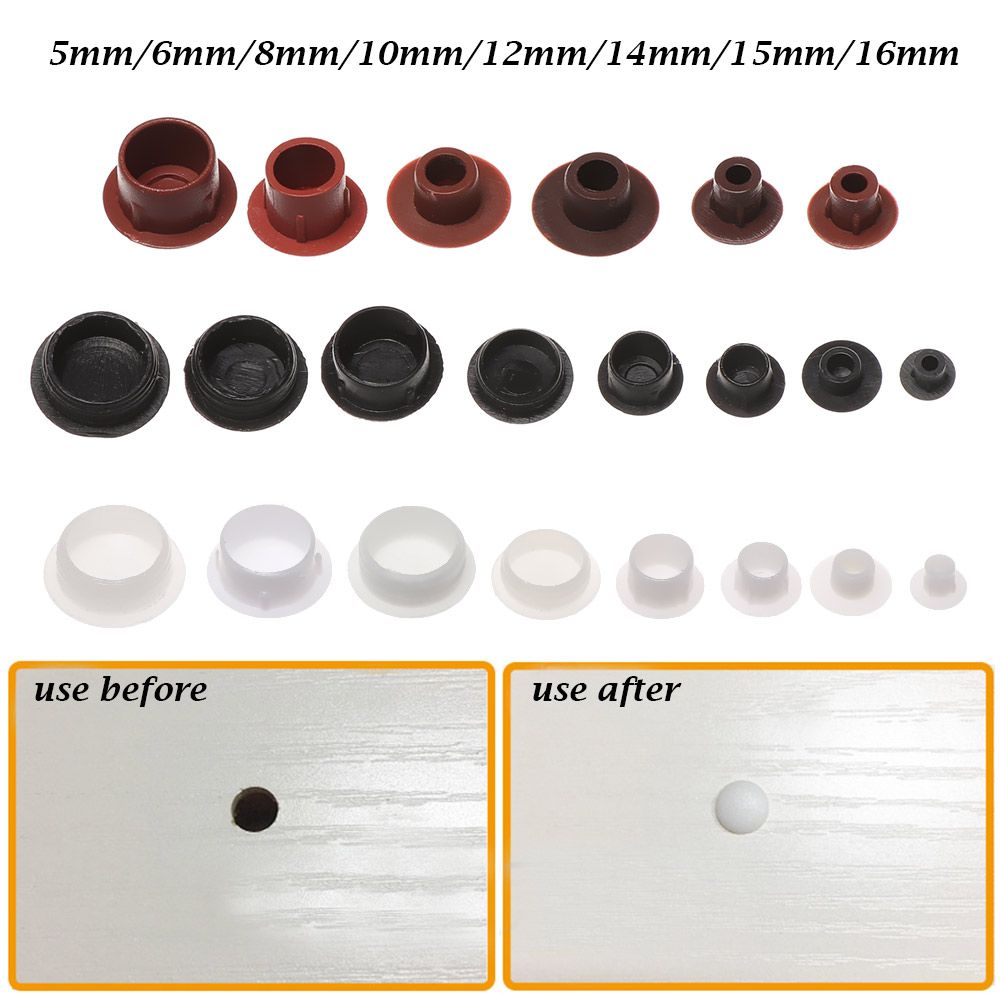 Furniture Hardware Decorative - 50Pcs 5-16mm coperchi per fori per