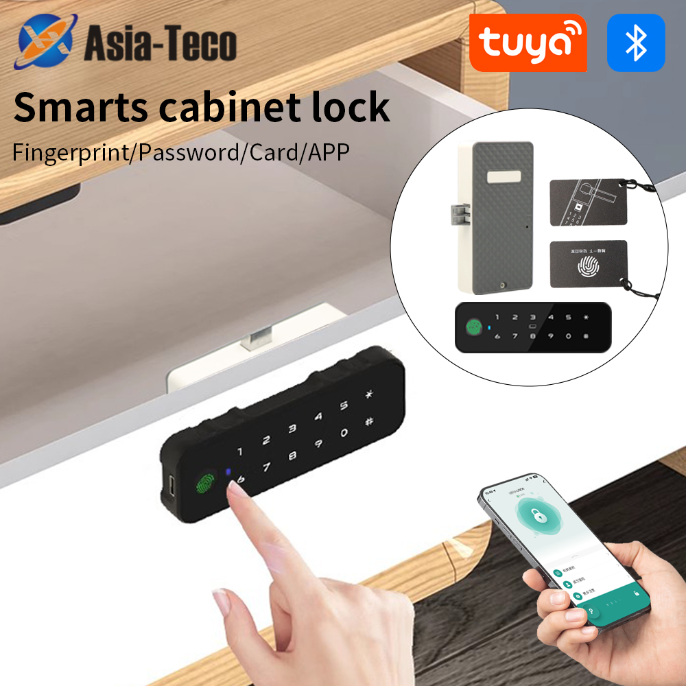 Furniture Hardware Locks - Tuya Bluetooth Smart Armadietto in legno