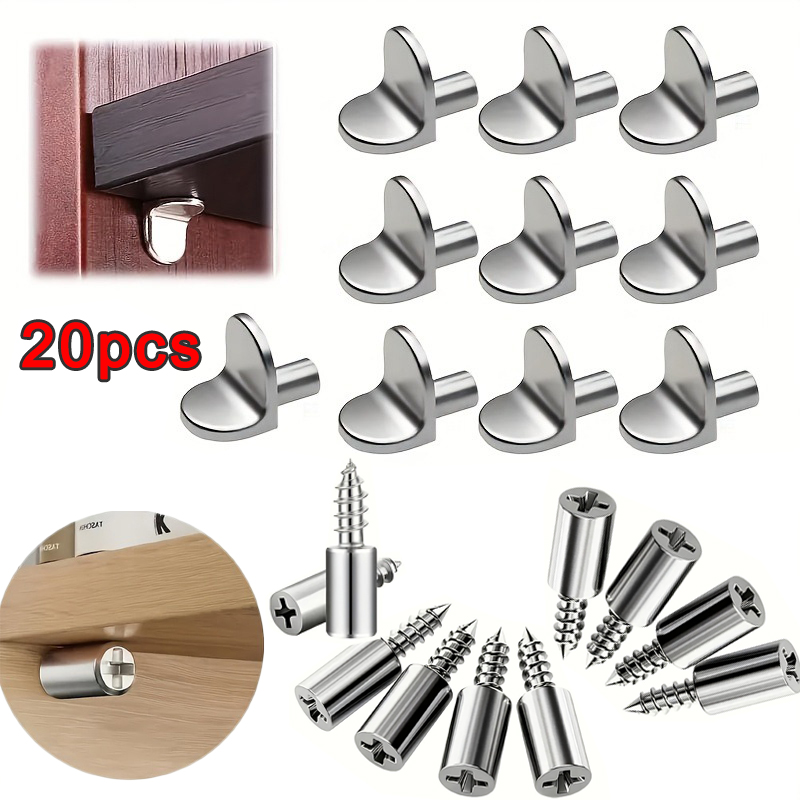Furniture Screw Type - Supporti per Mensole in Metallo, 2