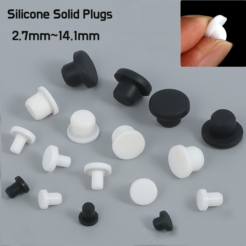 Furniture Screw Type - Tappi in Silicone Nero e Bianco,