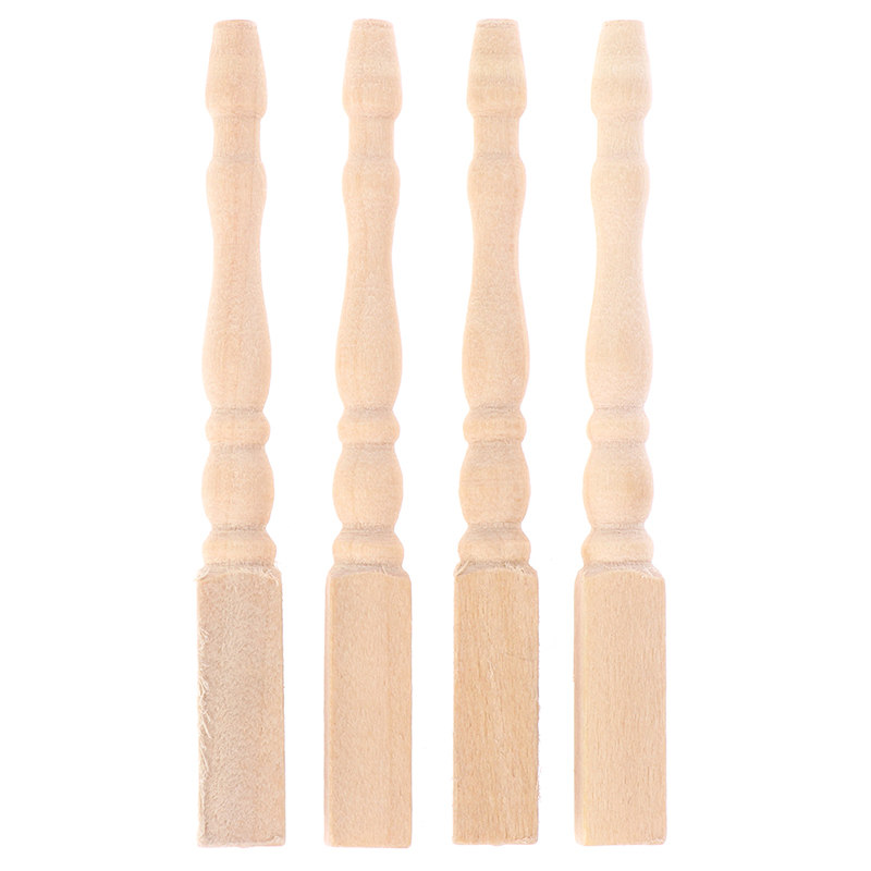 Furniture Hardware Legs - ● 4 pezzi/set 1:12 Accessori per