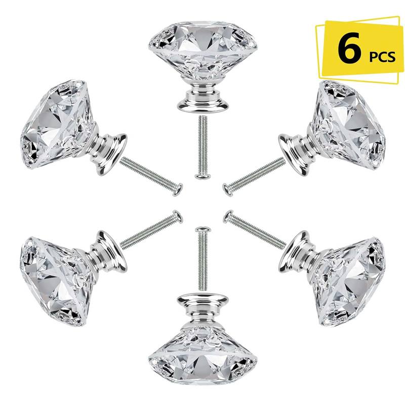 Furniture Hardware Legs - Set di 6 pomelli per armadietto