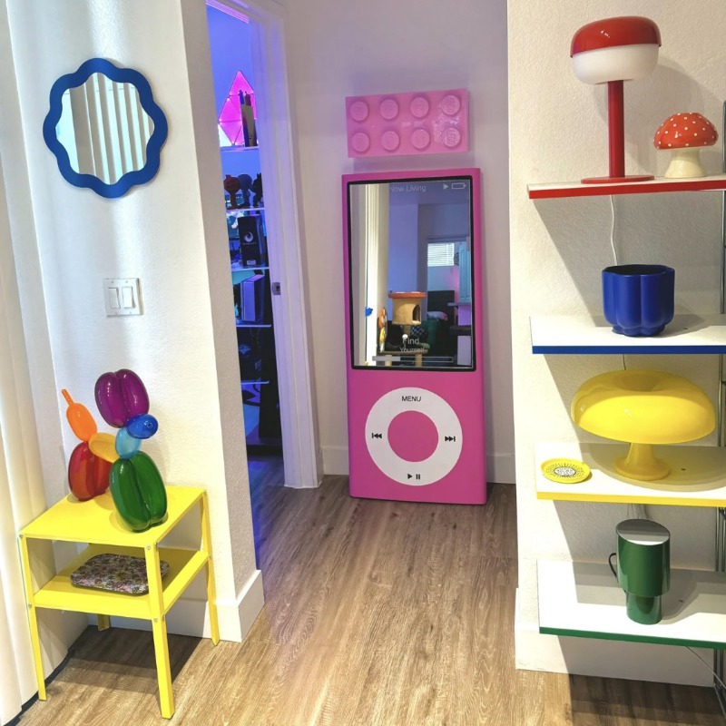 Furniture For Hardware Shop - Specchio a Figura Intera Retrò, da