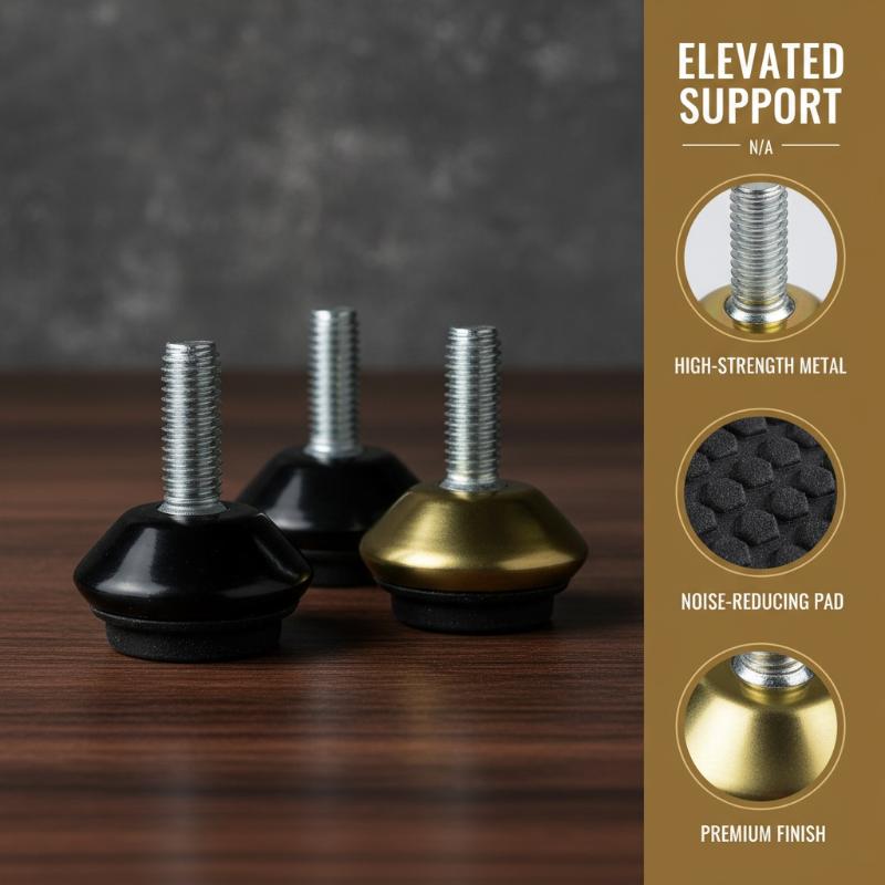 Furniture Screw Type - 4 Pezzi Livellatori Regolabili per Mobili,