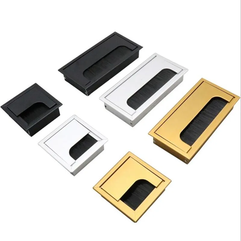 Furniture Hardware Outlet - Passacavi per cavi da scrivania rettangolari
