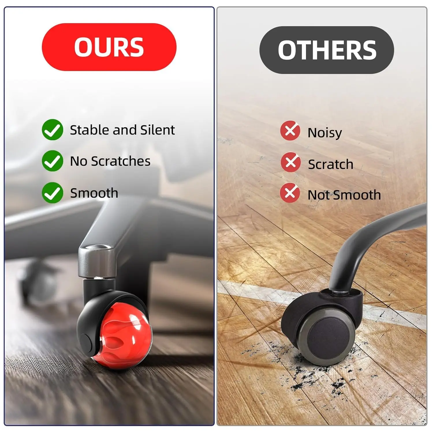 (5 Confezioni) Ruote per Sedie - Furniture Screw Type recensione e prezzo