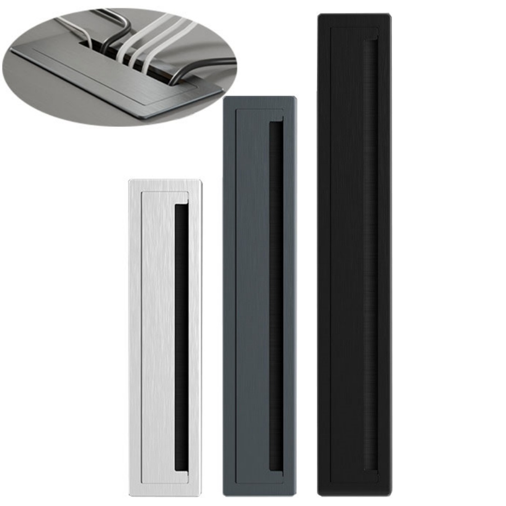 1 Pezzo Passacavo Rettangolare - Furniture Hardware Outlet recensione e prezzo